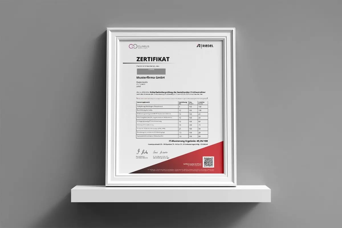 IT-Musterung Zertifikat